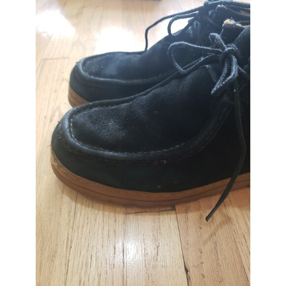 SAO Stacy Adams Boots Men’s Size 12 Dublin II Lace Up Ankle Black Suede Leather main image 7